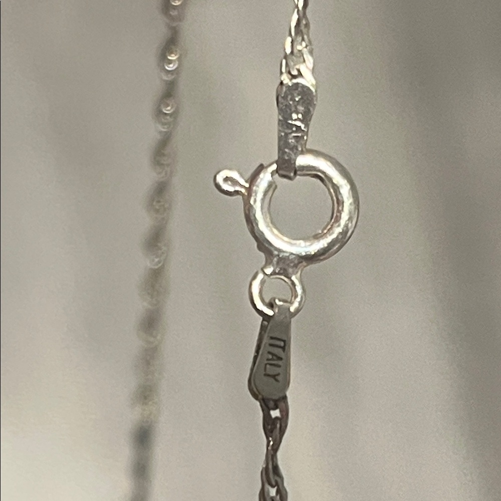 Italy Sterling Silver 925 Pendant Necklace - Picture 8 of 13